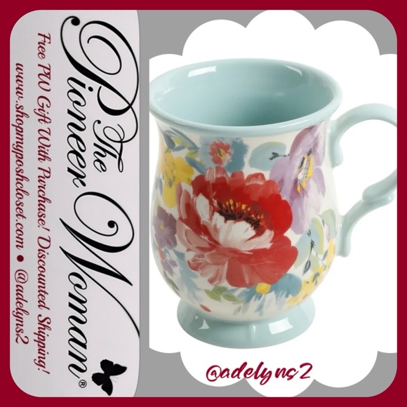 🌺 New The Pioneer Woman Sweet Romance Ceramic Coffee Mug, 17-oz - Picture 2 of 10